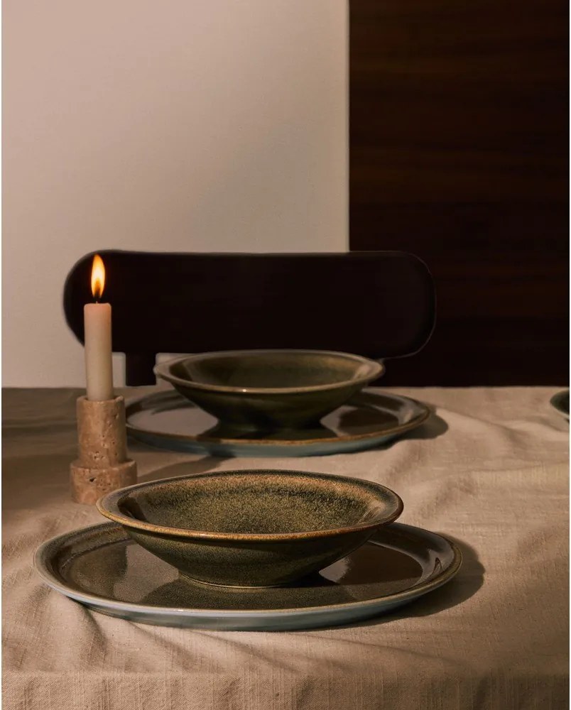 Szary ceramiczny talerz ø 28 cm Coval – Kave Home