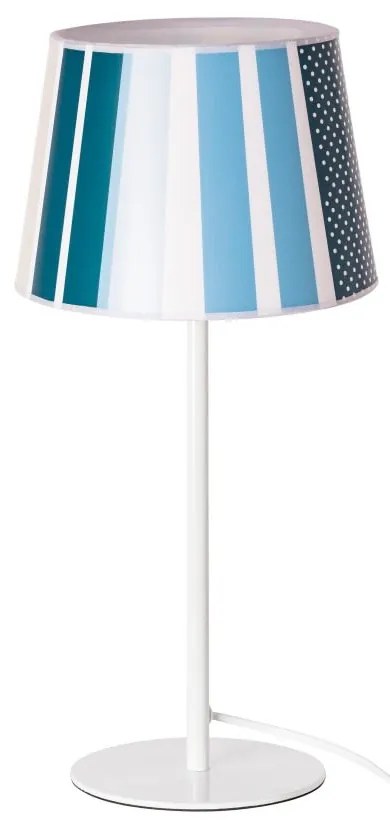 Niebieska lampa stołowa SULION Lines