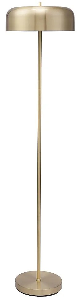 Lampa stojąca grzybek w szczotkowanym złotym mosiądzu śr.35 x wys.150 cm - CATAVI