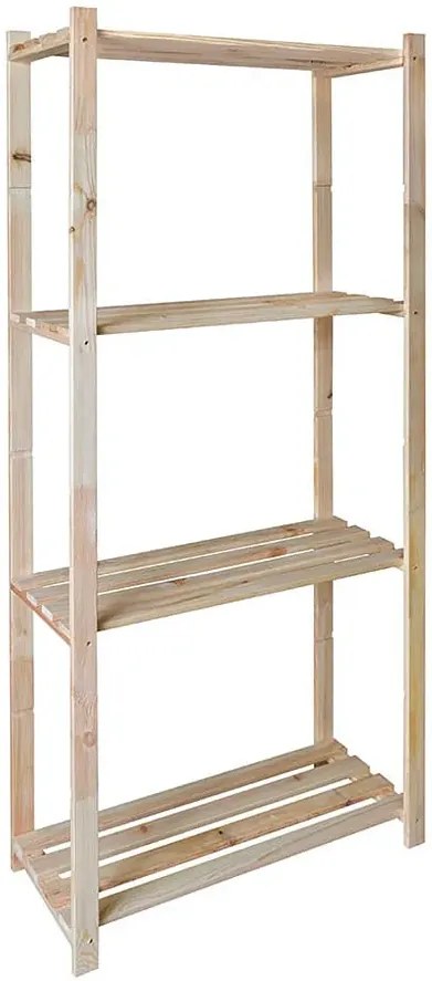 Drewniany regał do spiżarni, kuchni, piwnicy L4-D14