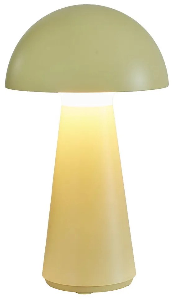 Żółta lampa stołowa LED ze zdalnym sterowaniem (wysokość 28 cm) Sam – Sirius