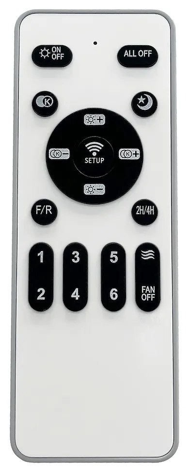 Lampowentylator ZEPHYR WHITE 48W LED+ PILOT