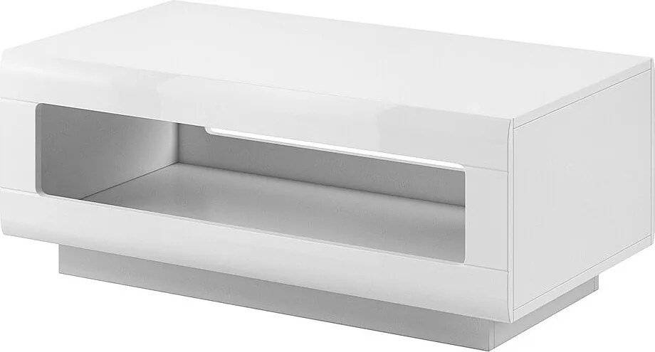 Stolik kawowy TULSA 110x60 biały połysk