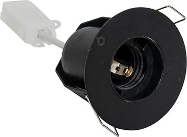 Zestaw 6 nowoczesnych reflektorów wpuszczanych czarnych - Insight