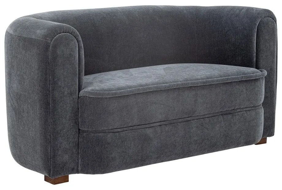 Szaroniebieska aksamitna sofa 152 cm Malala – Bloomingville