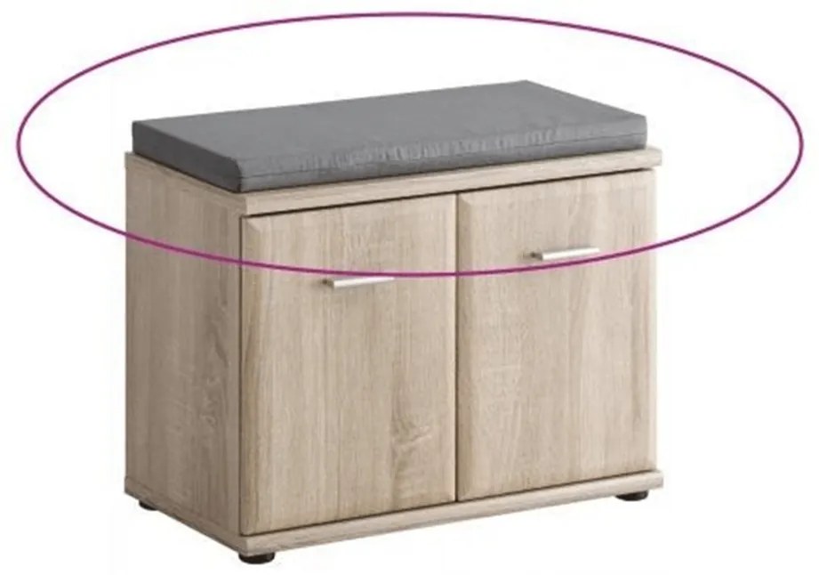 Siedzisko do szafki Mario New F, szary