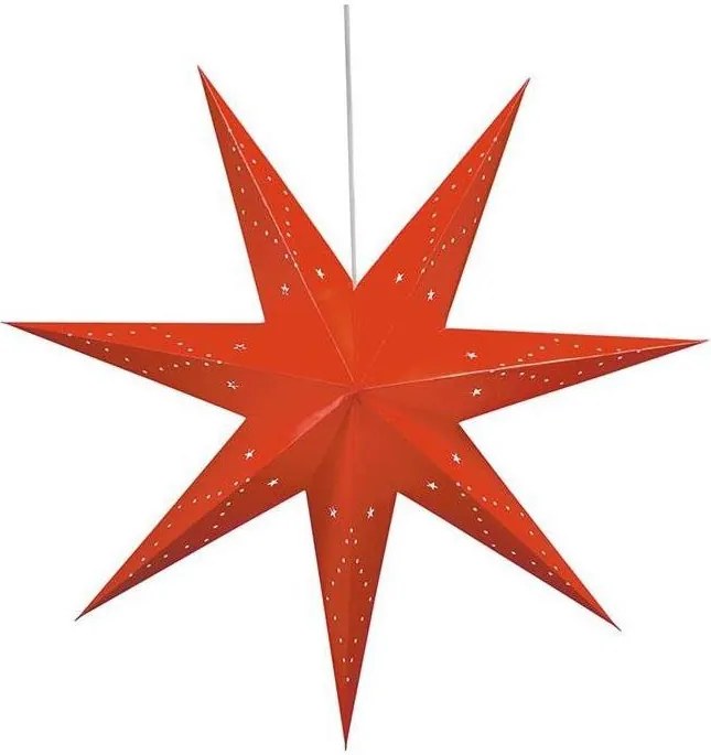 Markslöjd 8102,130 - Dekoracja bożonarodzeniowa SATURNUS 1xE14/25W/230V śr. 45 cm czerwona