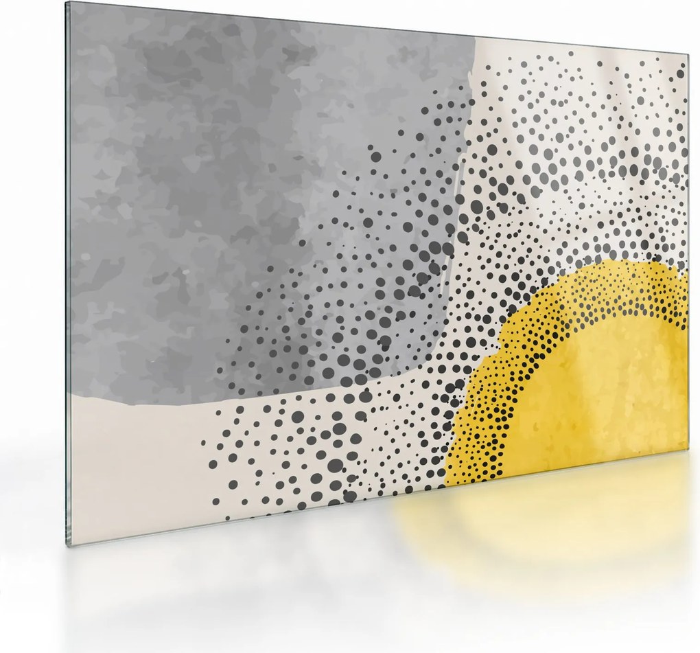 Obraz na szkle - Abstrakcyjny Obraz na szkle plaży N⁰3 (70x50 cm)