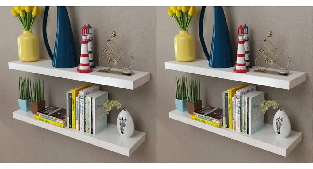 Zestaw nowoczesnych półek ściennych T8-M44