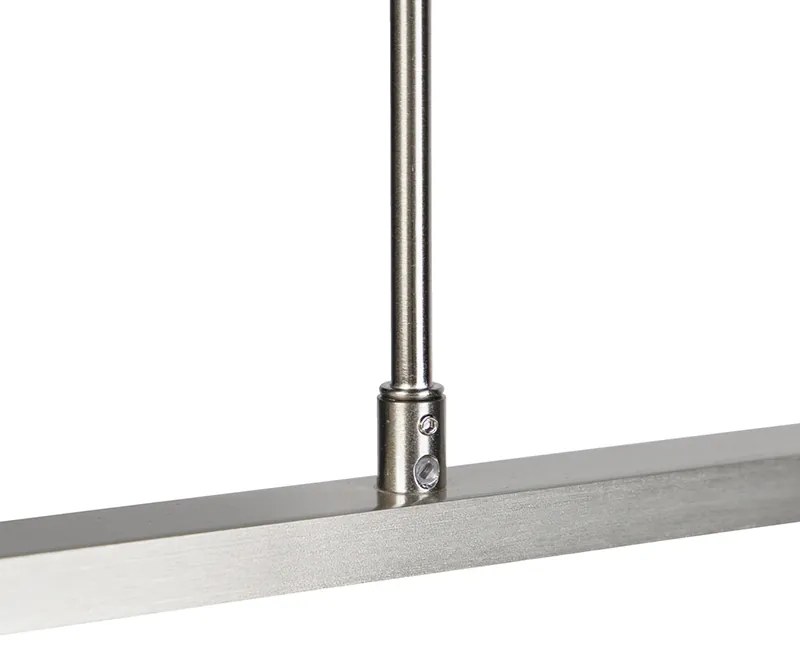 Nowoczesna lampa wisząca stalowa z wbudowanym LED regulowanym - Bold