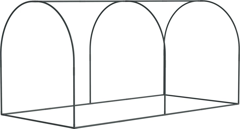 Outsunny Siatka Ochronna Ogrodowa Namiot dla Roślin Warzywnik z Drzwiami 249x120cm Ochrona Przed Szkodnikami | Aosom PL