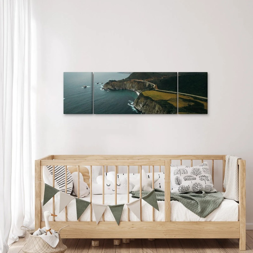 Obraz - Klif w oceanie (170x50 cm)