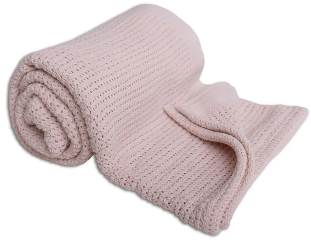 Babymatex Kocyk dziecięcy Lili pudrowy, 75 x 100 cm