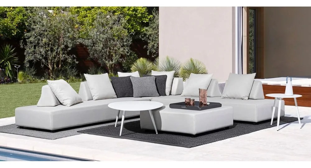 Aluminiowy okrągły stolik ogrodowy ø 50 cm Ridley – Bizzotto