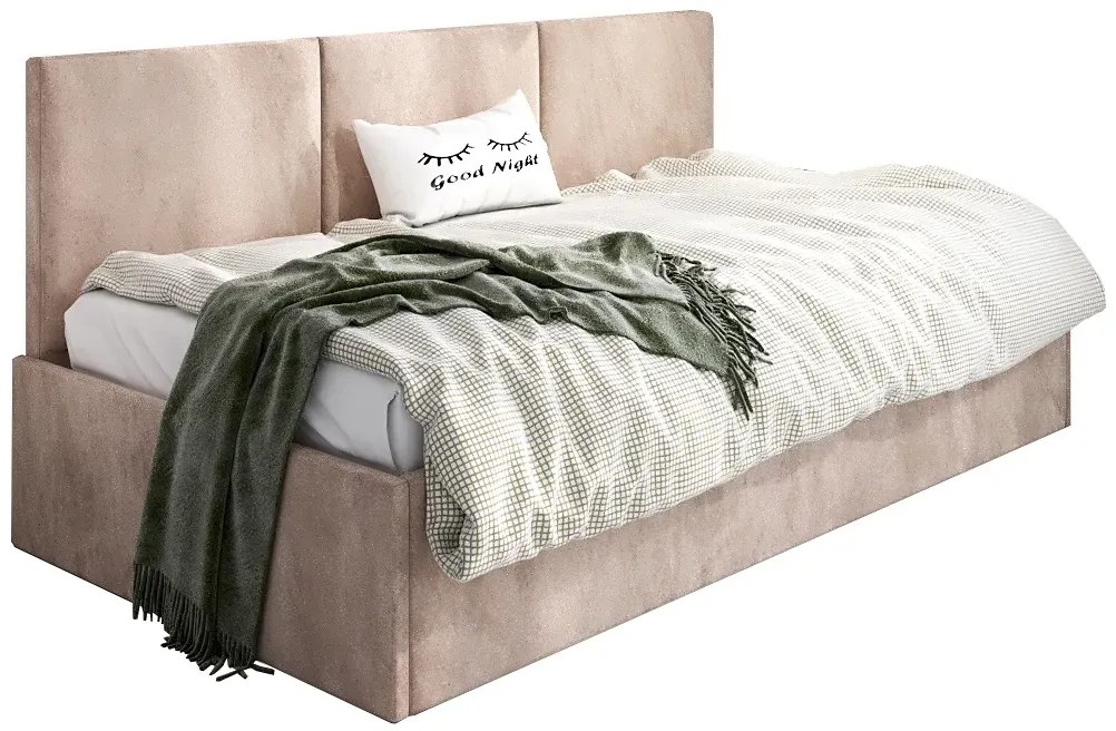Beżowe łóżko sofa z funkcją spania Huzox 4X - 4 rozmiary