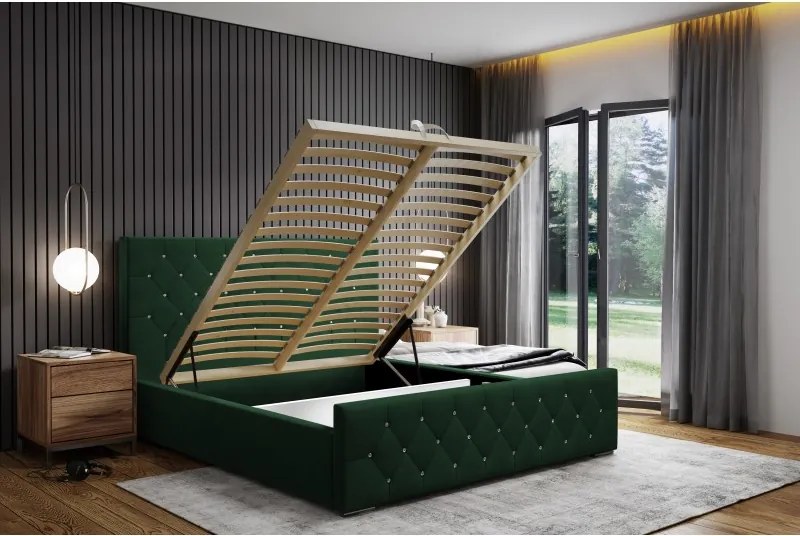 Łóżko Mona I 200 w tkaninie Magic Velvet 2225