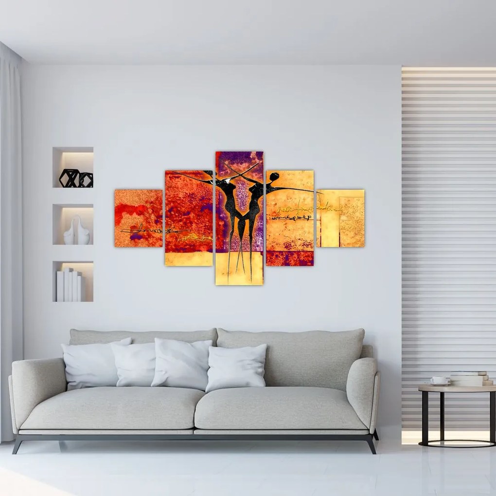 Obraz - Afrykańskie boginie (125x70 cm)