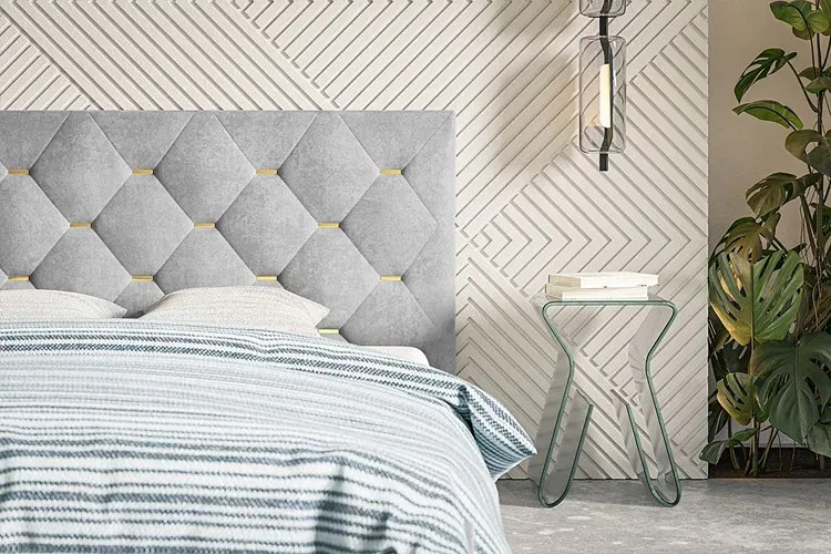 Pojedyncze łóżko z pojemnikiem 120x200 Noble 2X - 36 kolorów