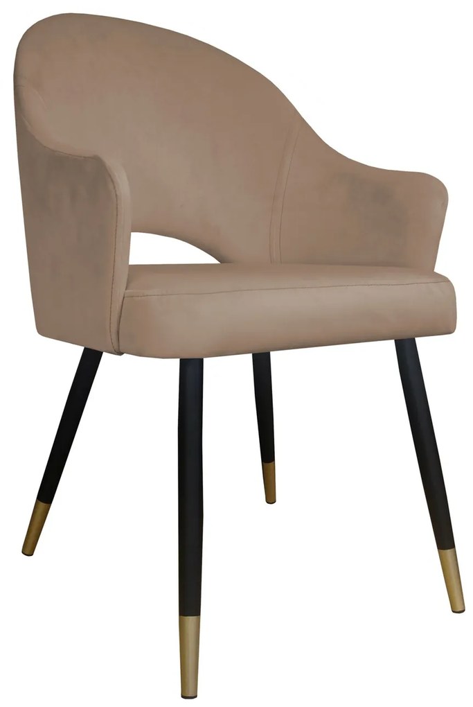 Krzesło obrotowe Velvet podstawa czarno-złota MG06