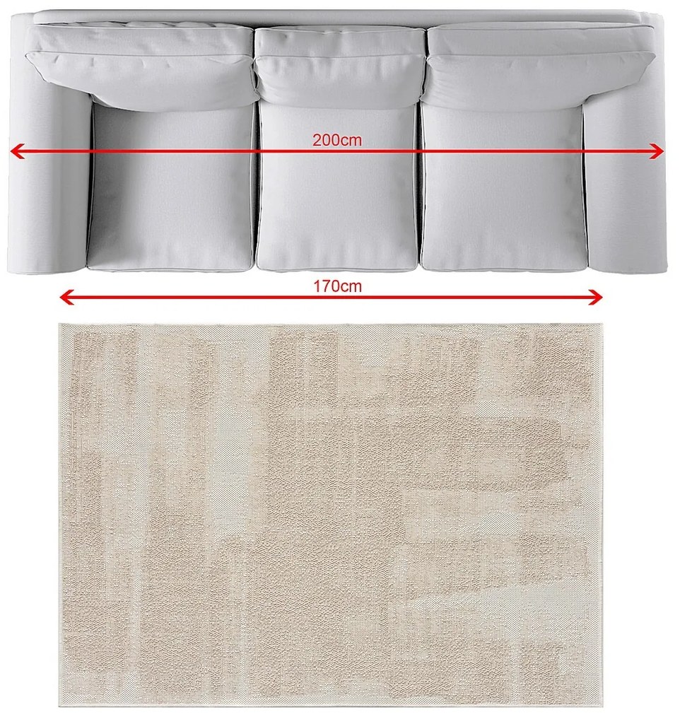 Dywan Abstract Beige II 120x170 cm