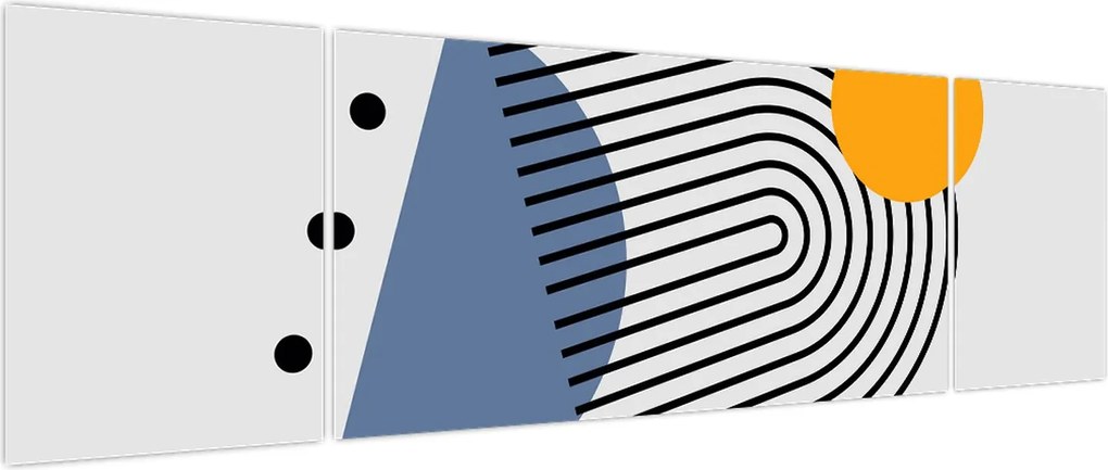 Obraz - Minimalistyczna abstrakcja N⁰2 (170x50 cm)