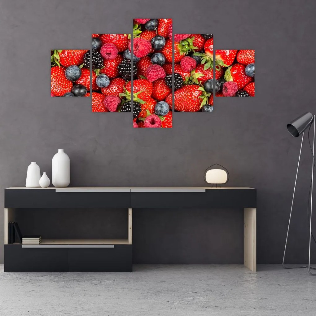 Obraz - Ładunek owoców (125x70 cm)