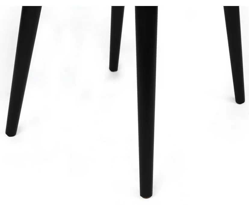 Zestaw krzeseł do jadalni Alfa Anthracite and Black, 2 szt.