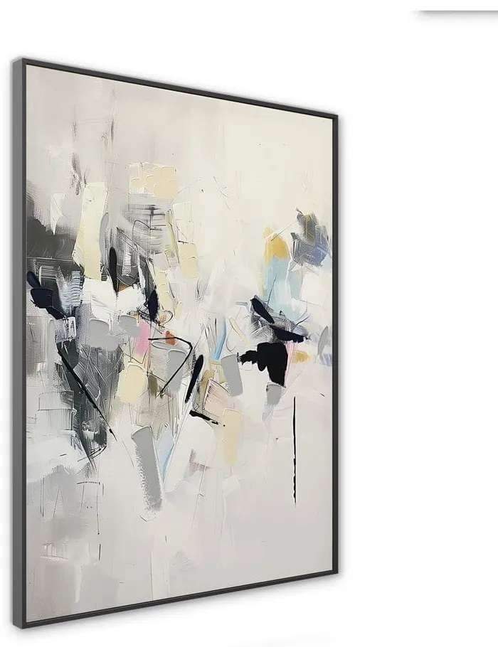 Obraz z ręcznie malowanymi elementami 70x100 cm Cro – Styler