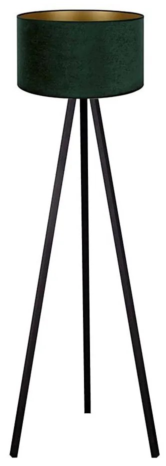 Brilagi - Lampa stojąca VELVET 1xE27/60W/230V wenge/zielona