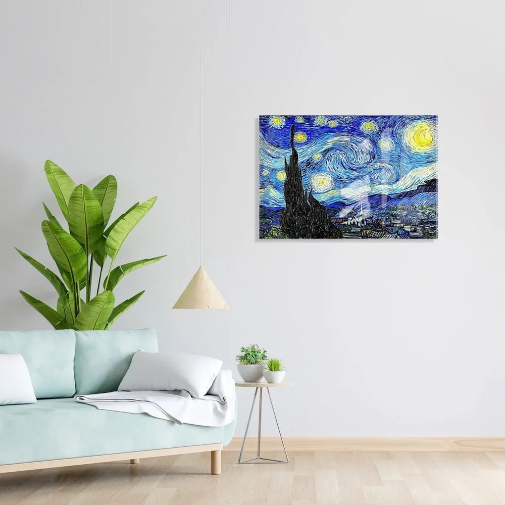 Szklany obraz 100x70 cm Vincent van Gogh – Wallity