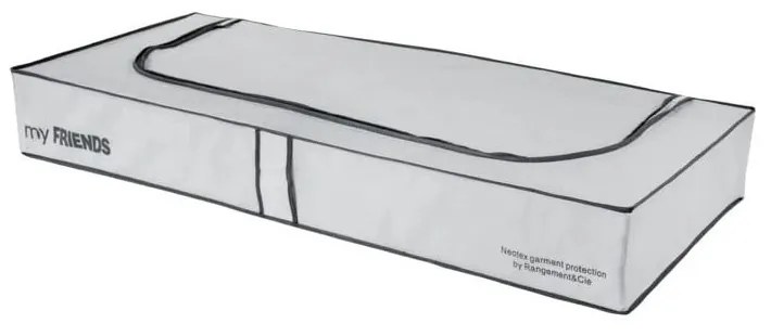 Biały organizer pod łóżko Compactor Underbed White
