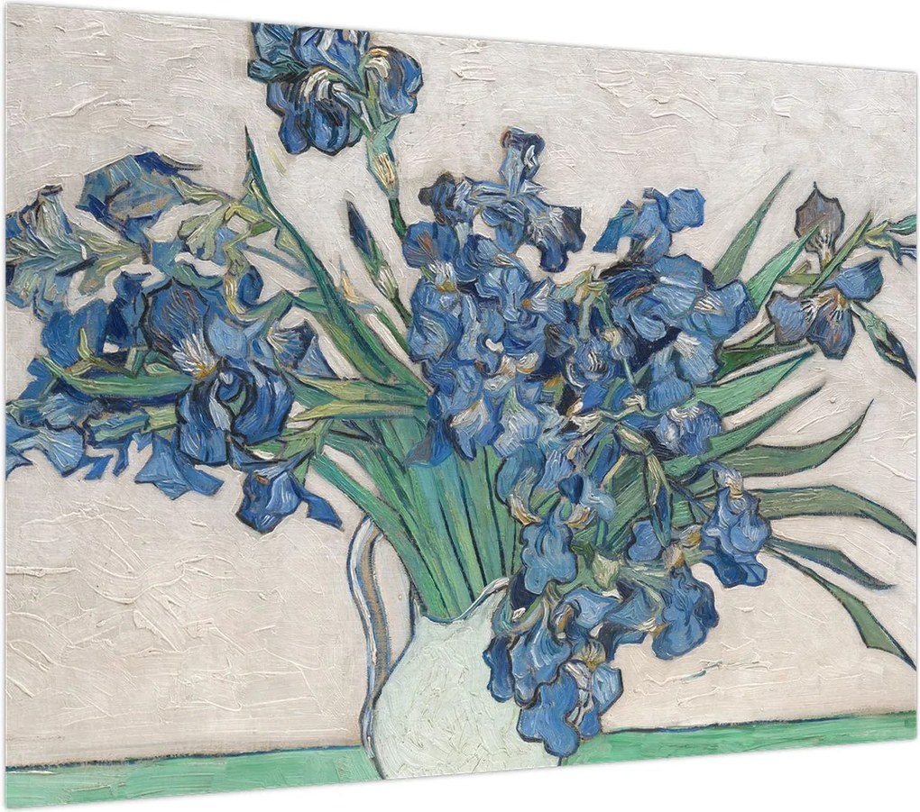 Obraz - Vincent van Gogh, Irises, reprodukcje (70x50 cm)