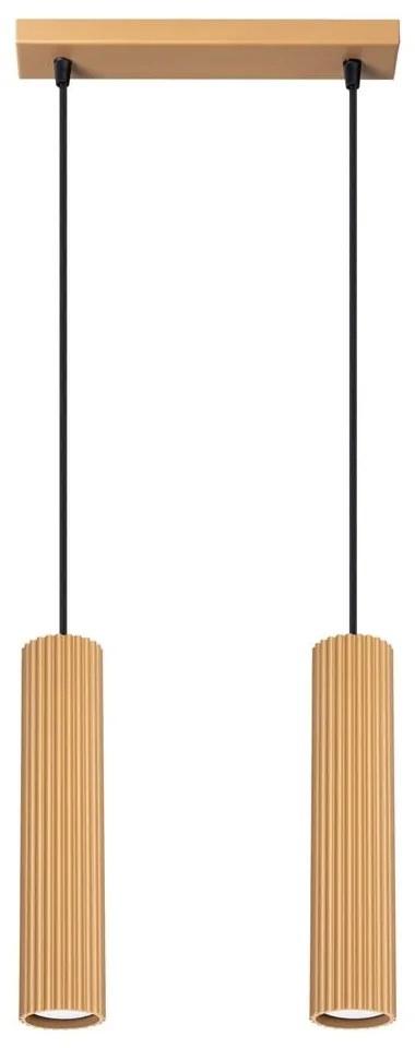 Lampa wisząca w kolorze złota Gleam – Sollux