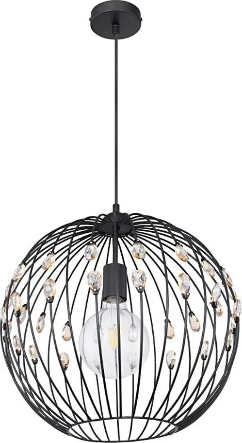 Globo 16029H1 - Lampa wisząca na lince HANAKO 1xE27/60W/230V śr. 40 cm