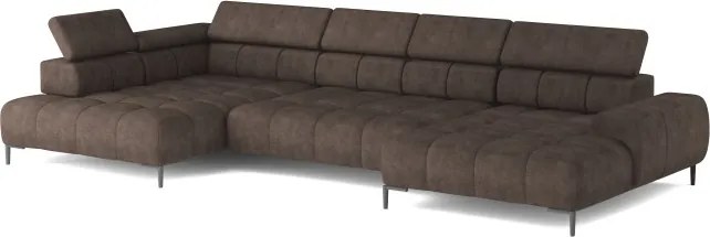 Narożnik PLAZA XL Prawostronny Elektryczna regulacja Tkanina MONOLITH 15 WERSAL