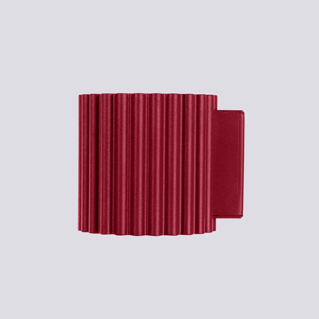 Kinkiet AURA burgund G9 ryflowany SOLLUX  LIGHTING