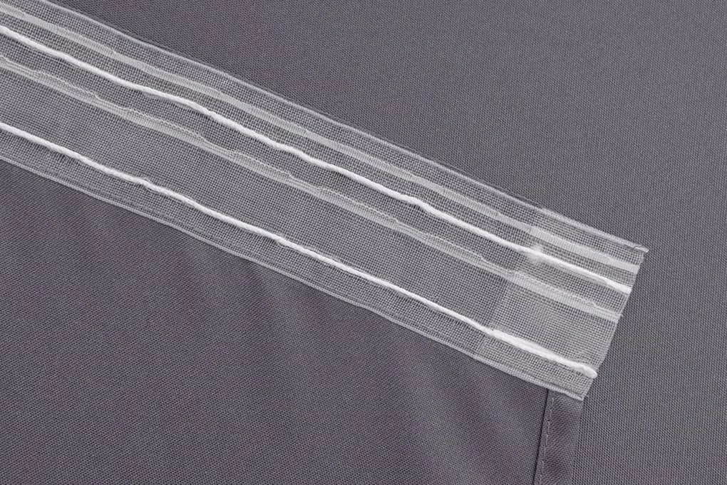 Zasłona OXFORD LIGHT 140x250 cm, jasnoszara Zawieszanie: Taśma z wiązaniami