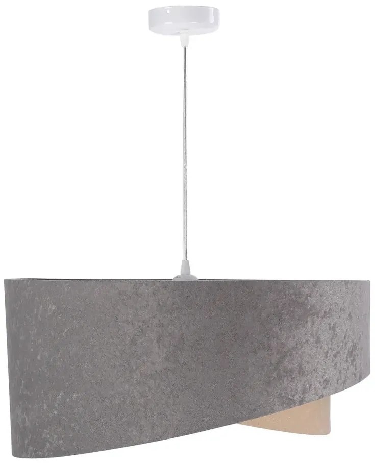 Szaro-biała lampa wisząca nad stół - EX987 T0-E35