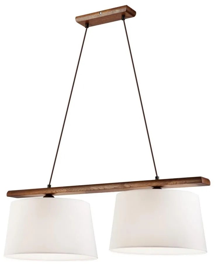 Lampa wisząca AIDA, 2xE27/60W/230V, orzech
