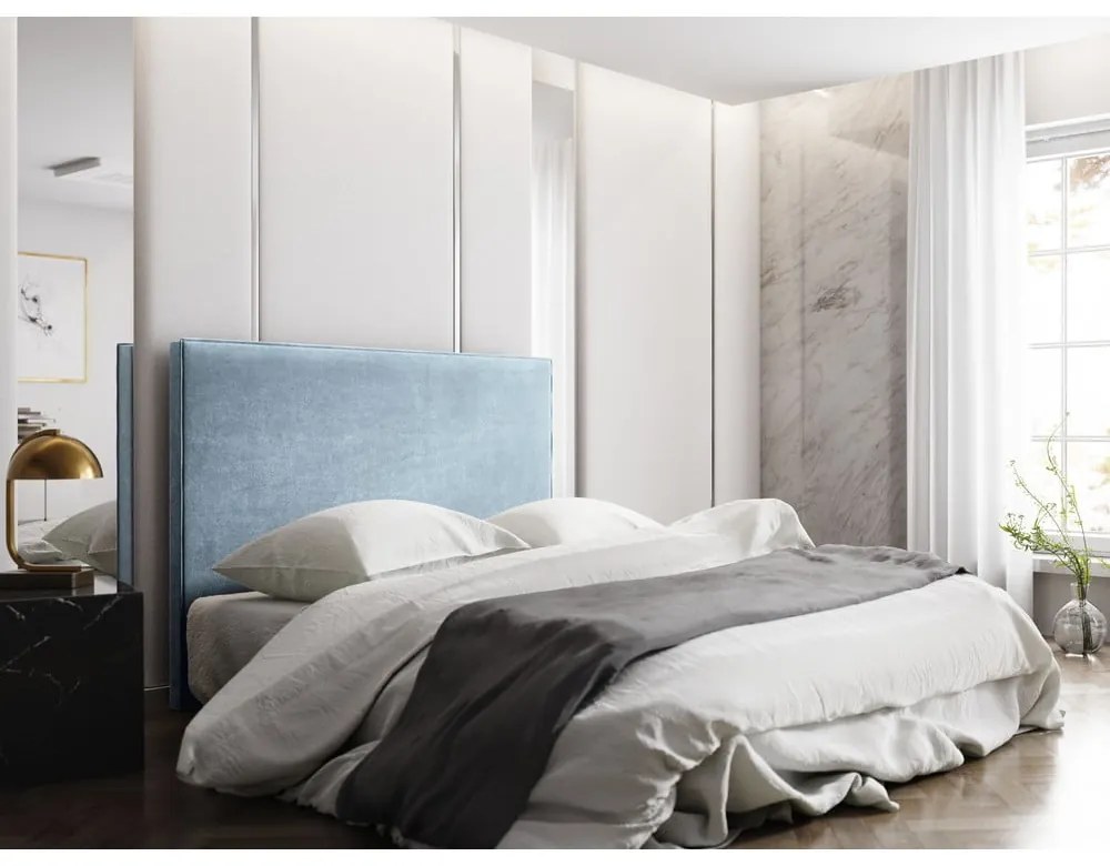 Jasnoniebieski zagłówek 180x120 cm Natalia – Milo Casa