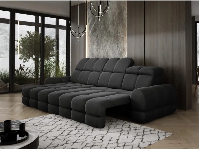 Narożnik TOLLO MINI S Lewostronny Elektryczna regulacja Solar 99 kolor Antracytowy WERSAL