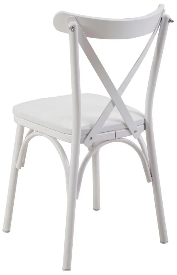 Białe krzesło Oliver Sandalyer – Kalune Design