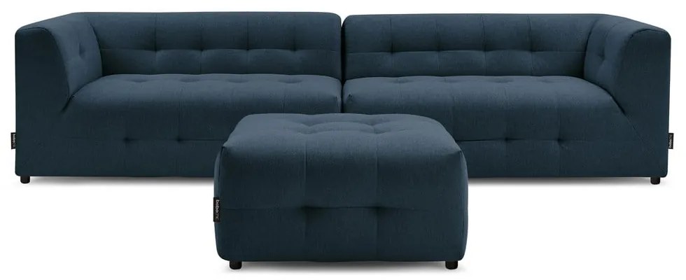 Ciemnoniebieska sofa 324 cm Kleber – Bobochic Paris