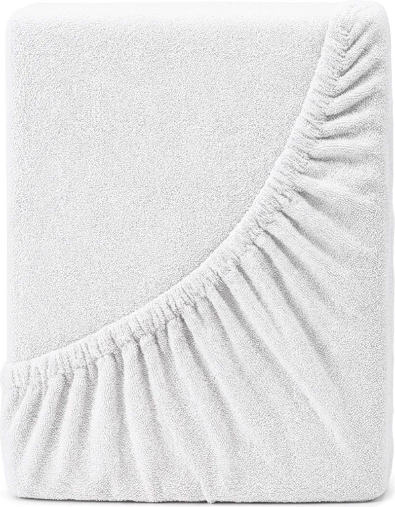 4Home prześcieradło frotte Perfect biały, 180 x 200 cm