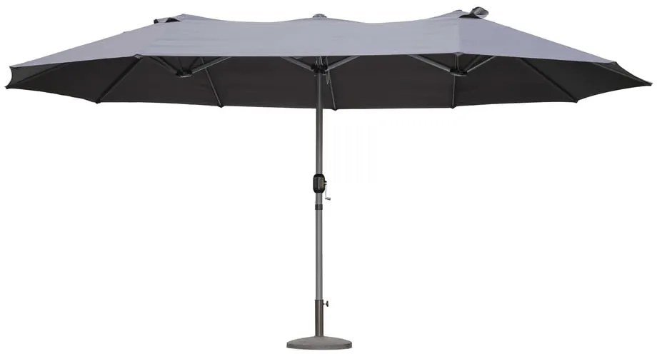 Jasnobrązowy parasol ogrodowy 265x460 cm – Garden Pleasure