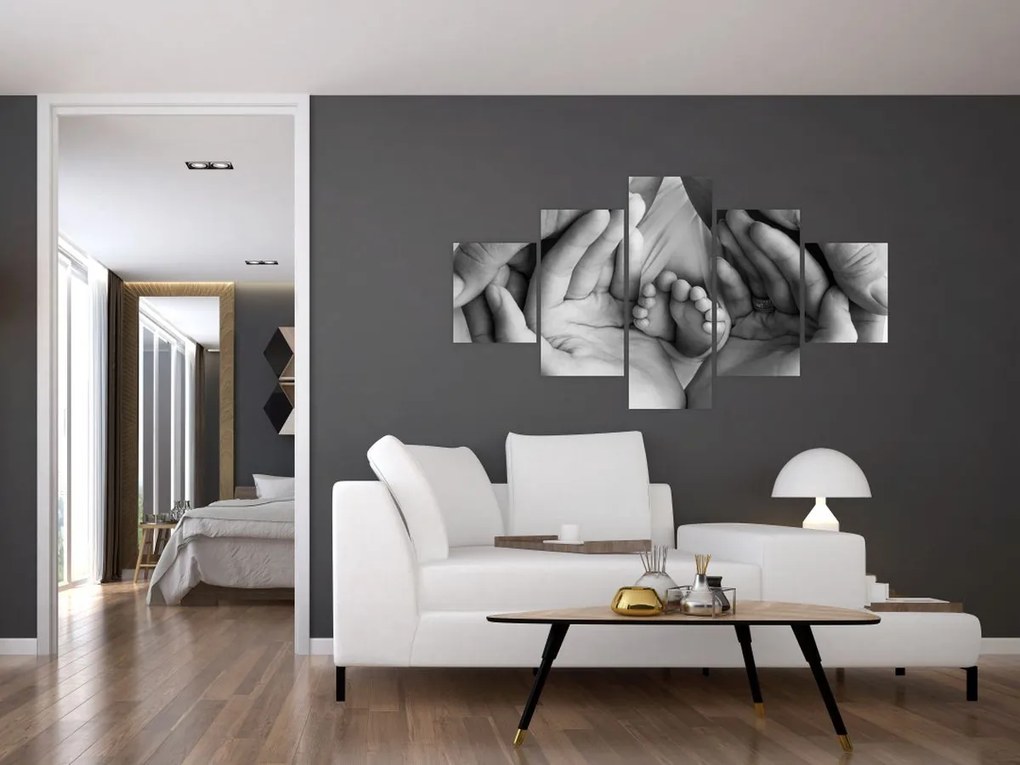 Obraz - Noworodek (125x70 cm)