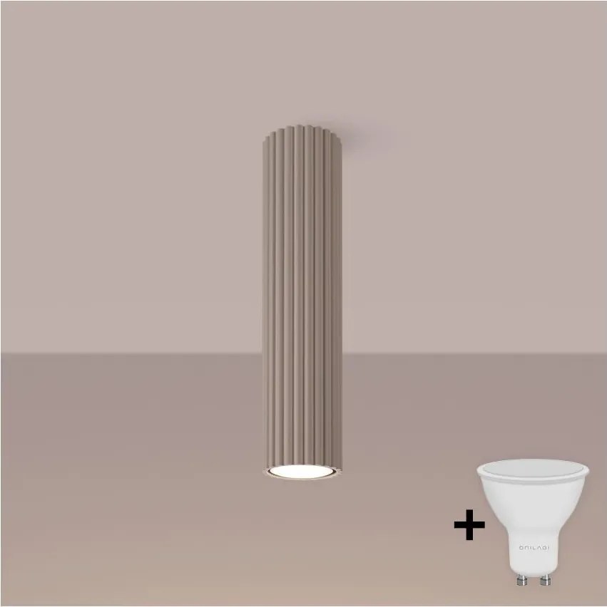 Brilagi - Oprawa punktowa LED CRESTO 1xGU10/10W/230V 30 cm taupe