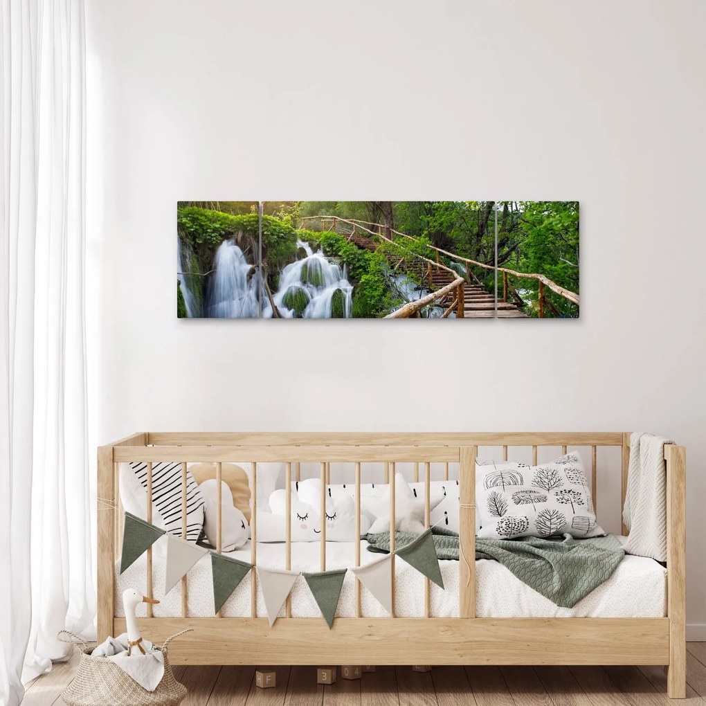 Obraz - Jeziora Plitwickie (170x50 cm)