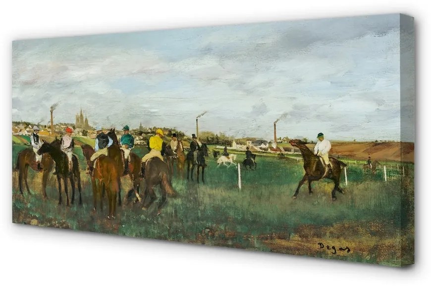 Zdjęcie na płótnie Wyścigi konne - Edgar Degas