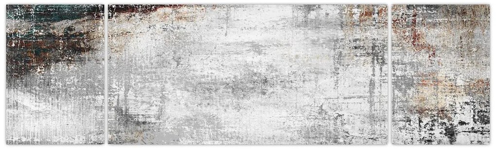 Obraz - Abstrakcyjne teksturowane płótno (170x50 cm)